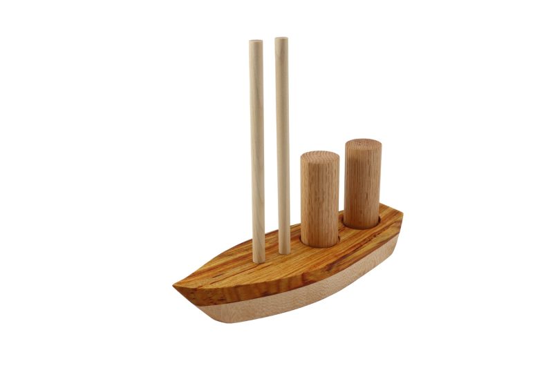 Sailboat-themed Napkin Holder with Salt and Pepper Shakers - Image 2