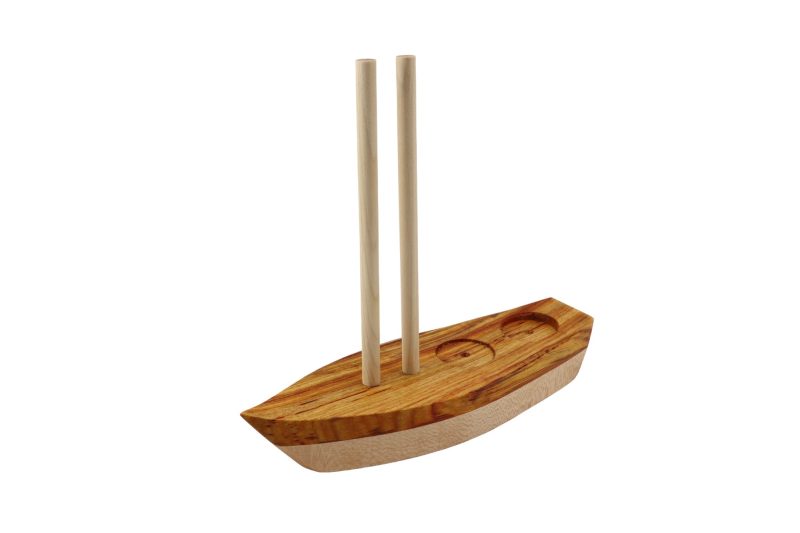 Sailboat-themed Napkin Holder with Salt and Pepper Shakers - Image 3