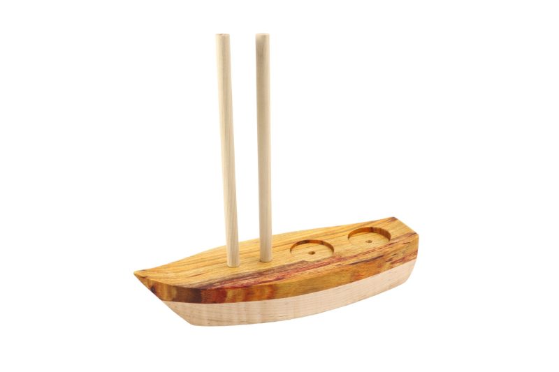 Sailboat-themed Napkin Holder with Salt and Pepper Shakers - Image 2